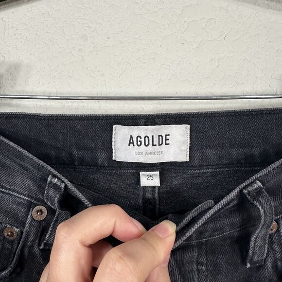 AGOLDE Nico High Rise Slim Jeans in Cassette - Picture 10 of 15